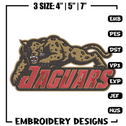 IUPUI Jaguars logo embroidery design, NCAA embroidery,Embroidery design,Logo sport embroidery,Sport embroidery.