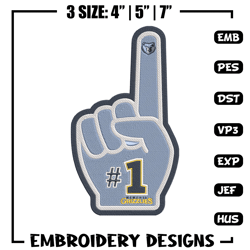 Memphis Grizzlies no 1 embroidery design,NBA embroidery,Sport embroidery,Embroidery design, Logo sport embroidery.