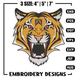Memphis Tigers mascot embroidery design, NCAA embroidery, Sport embroidery, logo sport embroidery,Embroidery design