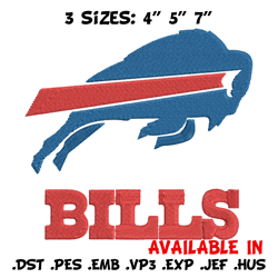 Buffalo Bills embroidery design, Buffalo Bills embroidery, NFL embroidery, logo sport embroidery, embroidery design.