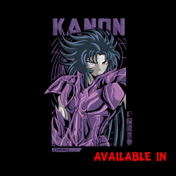 Gemini Kanon Embroidery Design, Saint Seiya Embroidery, Embroidery File, Anime Embroidery, Anime shirt, Digital download