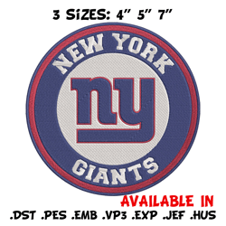 New York Giants Token embroidery design, New York Giants embroidery, NFL embroidery, sport embroidery, embroidery design