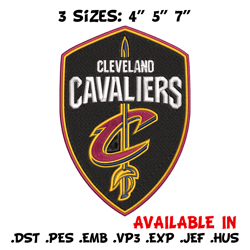 Cleveland Cavaliers logo embroidery design,NBA embroidery, Sport embroidery, Embroidery design,Logo sport embroidery.