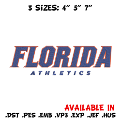 University of Florida logo embroidery design, NCAA embroidery, Embroidery design, Logo sport embroiderySport embroidery