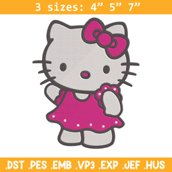 Hello kitty Embroidery Design, Hello kitty Embroidery, Embroidery File, Anime Embroidery, Anime shirt,Digital download.