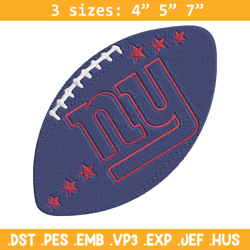 New York Giants Ball embroidery design, New York Giants embroidery, NFL embroidery, sport embroidery, embroidery design.