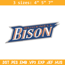 Bucknell Bison logo embroidery design, Sport embroidery, logo sport embroidery, Embroidery design,NCAA embroidery.