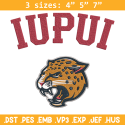 IUPUI Jaguars logo embroidery design,NCAA embroidery,Embroidery design,Logo sport embroidery, Sport embroidery