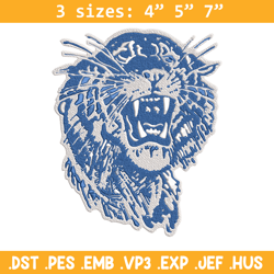 Memphis Tigers logo embroidery design, Logo embroidery, Sport embroidery, logo sport embroidery, Embroidery design