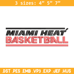 Miami Heat logo embroidery design, NBA embroidery, Sport embroidery, Embroidery design,Logo sport embroidery.