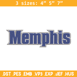 University of Memphis logo embroidery design, NCAA embroidery, Embroidery design,Logo sport embroidery,Sport embroidery
