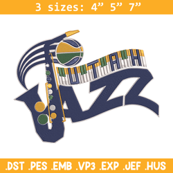 Utah Jazz logo embroidery design, NBA embroidery, Sport embroidery, Embroidery design, Logo sport embroidery