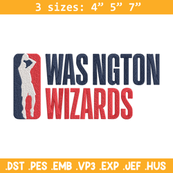 Washington Wizards logo embroidery design,NBA embroidery,Sport embroidery,Embroidery design,Logo sport embroidery.