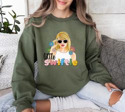 Cute Swiftie Sweatshirt - Little Swiftie Tshirt - Taylor Fan Gift - Album Tour Sweatshirt - Floral Swiftie Sweatshirt