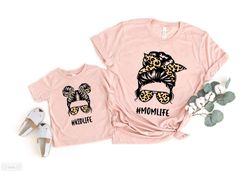 Mom Life Shirt, Kid Life Shirt, Mama Mini Shirt, Messy Bun Shirt, Mama Mini Matching Shirt, Cool Mom Shirt, Working Mama
