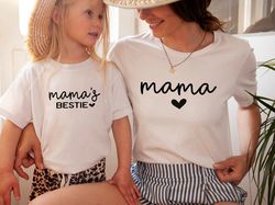 besties mommy and me shirts, besties gifts shirt, mama baby besties birthday shirt, mom and baby shirts, family birthday