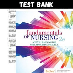 Fundamentals of Nursing: Active Learning for Collaborative Practice 2nd Edition by Yoost Test Bank All Chapters