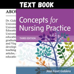 Study Guide For Concepts for Nursing Practice 3rd Edition by Jean Foret Giddens All Chapters