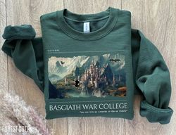 Fourth Wing Sweatshirt (OFFICIALLY LICENSED) Basgiath War College Sweatshirt, Iron Flame Crewneck, Fourth Wing Merch, Xa
