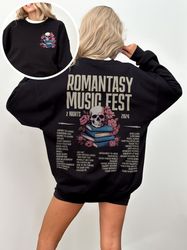 Romantasy Music Fest Sweatshirt, Romantasy Sweatshirt, Book Tropes Shirt, Smut Gift, Dark Romance Reader, Booklover Gift
