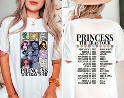 Asha Princess Eras Tour Shirt, Disneyland Princess Tour Tee, Princess Characters Shirt, Girl Trip Shirt, Disneyland Shir