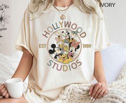 Hollywood Studios Shirt, Mickey 1928 Shirt, Mickey and Co Shirt, Vintage Disney Shirt, Disney Family 2024 Shirt,