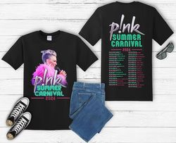 P!nk Pink Singer Summer Carnival 2024 Festival WORLD Tour T shirt Hoodie HoodyS-M-L-XL-XXL-3XL-4XL-5XL Oversized Men Wom