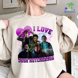 I Love Josh Hutcherson Sweatshirt, Josh Hutcherson Shirt, Movie TV Actor Sweatshirt, Hutcherson Josh Bootleg Tee