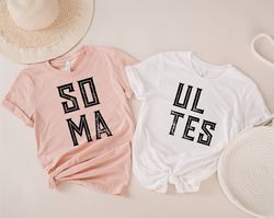 Soul Mates T-shirt, Love Shirt, Valentine Gift, Best Couple Tees, Honeymoon Gift, Wedding Party Shirt, Engagement Shirt,