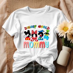 Disney World 2024 Mommy Cartoon Friends Shirt