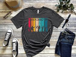 fishing t-shirt, fly fishing shirt, gift for fisher, fishing lover gift, adventure shirt, nature shirt, wild life shirt,