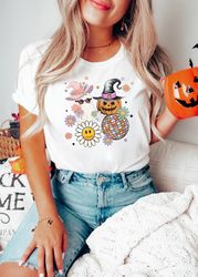 Cute Halloween T-shirt Gift for Friend Halloween Season Shirt Kids Halloween Shirt Trick or Treat Shirt Cute Pumpkin Shi
