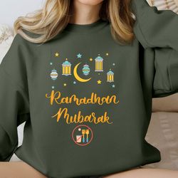 Ramadan Sweatshirt, Ramadan Mubarak Hoodie, Ramadan Sweater, Muslim Gift, Ramadan 2023 outfit - DREAM326