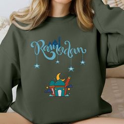 Ramadan Sweatshirt, Ramadan Mubarak Hoodie, Ramadan Sweater, Muslim Gift, Ramadan 2024 outfit - DREAM328