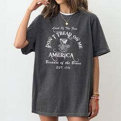 Land Of The Free Shirt, History Teacher Crewneck Shirt, America Tee For Patriotic, Land of the Free America Tshirt, 4th