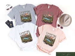 camping crew shirt, family hiking sweatshirt, camp life tee, camping lover gift, adventure shirt, camping family tee, ca