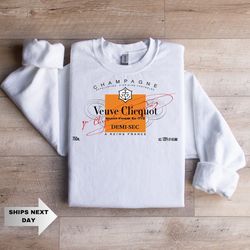 Champagne Veuve Rose SweatShirt, Champagne Tennis Club Sweatshirt,Champagne Veuve Rose Sweatshirt,, perfect gift