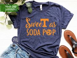 sweet as soda pop shirt, tennessee vols, tennessee football tee, rocky shirt, football shirt, tn vols volunteers