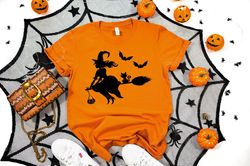 Halloween Shirt, Witch Shirt, Fly Broom Shirt, Witch Broom Shirt, Halloween Gift, Halloween Tee, Gift for Her, Halloween