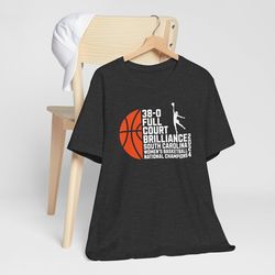 national basketball champions t-shirt south carolina women's college basketball tee basketball 2024 merch sc shirt gift
