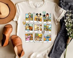 Retro Disney Safari Animal Kingdom Shirt | Funny Mickey And Friends T-Shirt | Chip N Dale Stitch Angel Tee | Disneyland