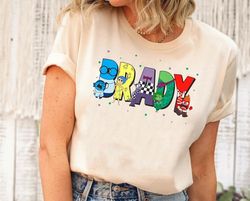 Personalized Disney Inside Out Shirt | Bing Bong Disgust Joy Fear Anger T-Shirt | Custom Disney Character Tee | WDW Fami