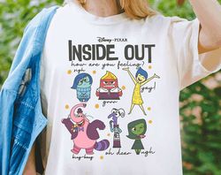Retro Disney Pixar Inside Out Shirt | Inside Out 2 Movie How Are You Feeling TShirt | Magic Kingdom Tee | Disneyland WDW