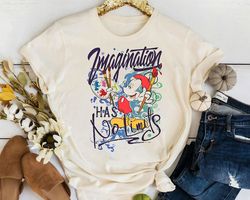 Retro Mickey Imagination Has No Limits Shirt | Disney Epcot Festival Of Arts T-shirt | Epcot Theme Park Tee Disney Trip