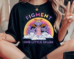 Retro Disney Figment One Little Spark Sweatshirt | Figment Est 1983 T-shirt | Purple Dragon Tee | Disneyland Trip Outfit