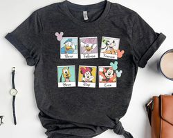 Retro Disney Mickey Polaroid Shirt | Vintage Bff Best Day Ever TShirt | Disneyworld Trip Tee | WDW Family Holiday Outfit