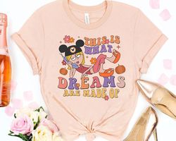 Disney Funny Lizzie Mcguire Costume Mickey Ears Shirt | This Is What Dreams Are Made Of Halloween T-Shirt | Disneyland M