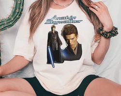 Retro Disney Star Wars Shirt | Anakin Skywalker Portrait T-shirt | Galaxy'S Edge | Star Wars Day Tee | Star Wars Celebra
