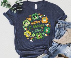 Cute Chip And Dale Mickey Balloon Shamrock Shirt | Cute Disney Shamrock T-Shirt | Happy St Patty'S Tee | Disneyland Iris