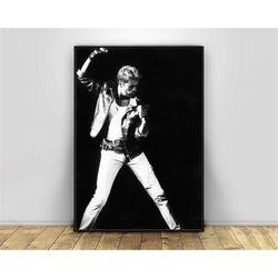 George Michael, Canvas Poster Wall Art Decor Home Decor Frameless